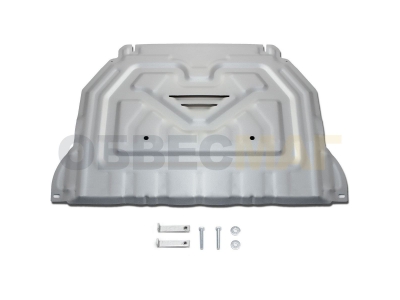Защита картера и КПП Rival для 2,0/2,4/3,0 алюминий 4 мм для Mitsubishi Outlander 2012-2021
