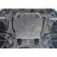 Защита картера и КПП Rival для 1,5/1,6/1,8/2,0/2,2/2,4 алюминий 4 мм для Mitsubishi Outlander XL/ASX/Lancer 10/Peugeot 4007/4 2006-2017