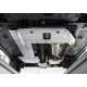 Защита топливных трубок Rival для 1,6/2,0 алюминий 4 мм для Nissan Terrano/Renault Duster/Kaptur 2011-2021