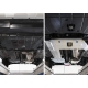 Защита топливных трубок Rival для 1,6/2,0 алюминий 4 мм для Nissan Terrano/Renault Duster/Kaptur 2011-2021