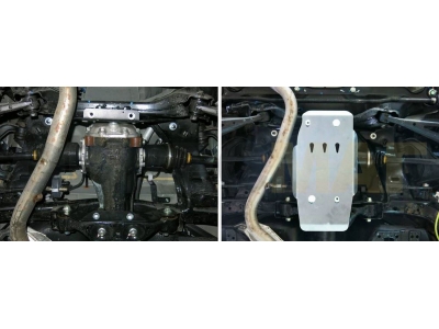 Защита редуктора Rival для 1,6/2,0/2,5 алюминий 4 мм для Subaru Forester/Outback/Impresa/XV 2011-2021