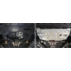 Защита картера и КПП Rival для 1,2/1,4/1,6 алюминий 3 мм для Skoda Fabia/Rapid/Roomster/Volkswagen Polo/Seat Ibiz 2006-2020