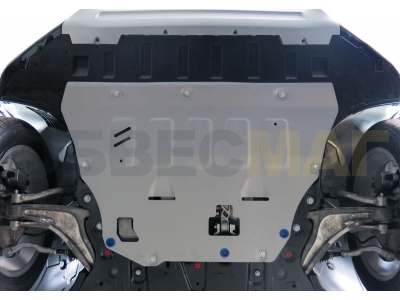 Защита картера и КПП Rival для D5 и T6 алюминий 4 мм для Volvo XC90 2015-2021