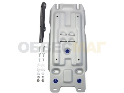 Защита КПП Rival для 4,5D/4,6/4,7/5,7 алюминий 4 мм для Toyota Land Cruiser 200/Lexus LX-570 2007-2021