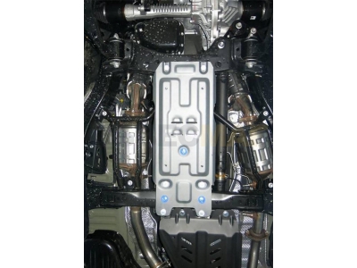 Защита КПП Rival для 4,5D/4,6/4,7/5,7 алюминий 4 мм для Toyota Land Cruiser 200/Lexus LX-570 2007-2021
