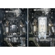 Защита КПП Rival для 4,5D/4,6/4,7/5,7 алюминий 4 мм для Toyota Land Cruiser 200/Lexus LX-570 2007-2021