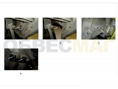 Пороги алюминиевые Rival Premium для Land Rover Freelander 2 2006-2014