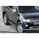 Пороги алюминиевые Rival Premium для Mitsubishi Pajero Sport 2008-2016