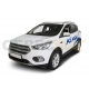 Пороги алюминиевые Rival Black для Ford Kuga 2013-2021