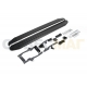 Пороги алюминиевые Rival Black для Ford Kuga 2013-2021