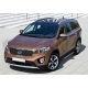 Пороги алюминиевые Rival Premium для Kia Sorento Prime 2015-2021
