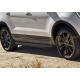 Пороги алюминиевые Rival Premium-Black для Ford Explorer 2011-2019