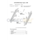 Пороги алюминиевые Rival Black для Mitsubishi L200 2006-2021