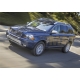 Пороги алюминиевые Rival Black для Volvo XC90 2006-2014