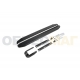 Пороги алюминиевые Rival Black для Volvo XC90 2006-2014