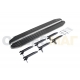 Пороги алюминиевые Rival Premium для Volkswagen Amarok 2010-2021