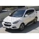 Пороги алюминиевые Rival Black New для Hyundai ix35/Kia Sportage 2010-2015