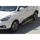 Пороги алюминиевые Rival Black New для Hyundai ix35/Kia Sportage 2010-2015