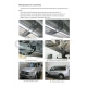 Пороги алюминиевые Rival Black New для Mitsubishi Pajero 4 2006-2021