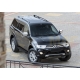 Пороги алюминиевые Rival Black New для Mitsubishi Pajero Sport 2008-2016