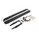 Пороги алюминиевые Rival Black New для Suzuki Vitara 2015-2021 F173ALB.5503.1