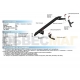 Пороги алюминиевые Rival Black New для Changan CS35 2013-2021