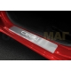 Накладки порогов Rival с надписью 4 штуки для Kia Ceed 2012-2018