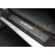Накладки порогов Rival с надписью 4 штуки для Renault Duster 2011-2021