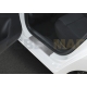 Накладки порогов Rival с надписью 4 штуки для Skoda Rapid 2012-2021