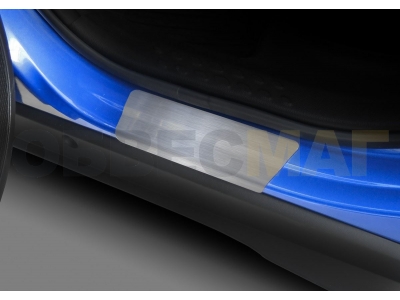 Накладки порогов Rival с надписью 4 штуки для Toyota C-HR 2018-2021