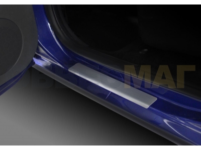 Накладки порогов Rival с надписью 4 штуки для Lada Largus 2012-2021