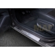 Накладки порогов Rival с надписью 4 штуки для Lada Vesta 2015-2021