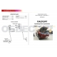Упоры капота Автоупор 2 штуки для Isuzu D-MAX 2012-2021