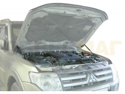 Упоры капота Автоупор 2 штуки для Mitsubishi Pajero 4 2006-2021