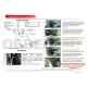 Упоры капота Автоупор 2 штуки для Mitsubishi Pajero 4 2006-2021