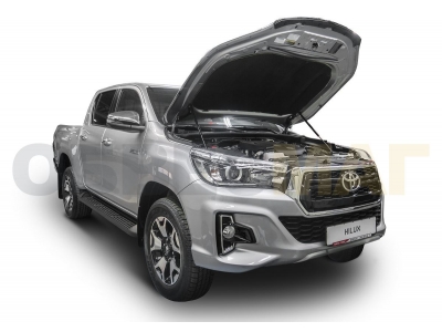 Упоры капота Автоупор 2 штуки для Toyota Fortuner/Hilux 2015-2021