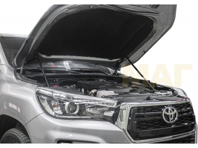Упоры капота Автоупор 2 штуки для Toyota Fortuner/Hilux 2015-2021