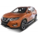 Пороги алюминиевые Rival Premium для Nissan Qashqai/X-Trail/Renault Koleos 2015-2021
