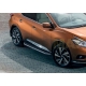 Пороги алюминиевые Rival Premium для Nissan Murano 2016-2021