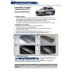 Накладки на пороги Rival с надписью, 4 шт для Mitsubishi ASX 2010-2021
