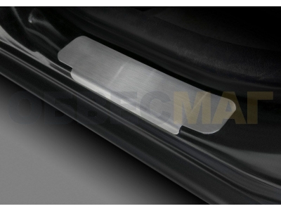 Накладки на пороги Rival с надписью, 4 шт для Toyota RAV4 2005-2010