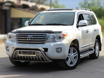 Кенгурин 76 мм с защитой картера 43 мм с дугой для Toyota Land Cruiser 200 2012-2013