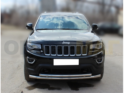 Защита передняя двойная 60-53 мм для Jeep Grand Cherokee 2013-2021