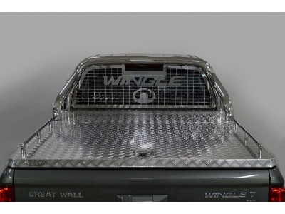 Защита кузова и заднего стекла (для крышки) 76 мм ТСС для Great Wall Wingle 2020-2021