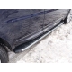 Пороги алюминиевые ТСС с накладкой для Range Rover Sport 2013-2021