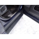 Накладки на пороги шлифованный лист ТСС для Range Rover Sport 2013-2021