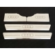 Накладки на пороги шлифованный лист лого Audi ТСС для Audi Q7 2015-2021