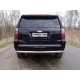 Защита заднего бампера овальная 75х42 мм ТСС для Chevrolet Tahoe 2016-2021