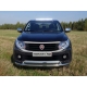 Защита кузова и заднего стекла со светодиодной фарой 76 мм ТСС для Fiat Fullback 2016-2021