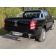 Защита задняя центральная 76 мм (без заднего бампера) ТСС для Fiat Fullback 2016-2021